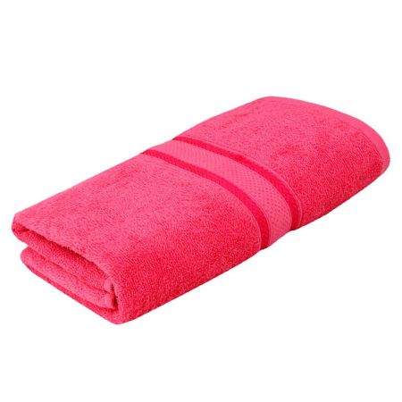 Pink Soft Cotton Bath Towel