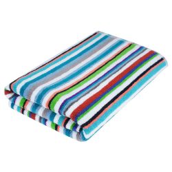 Multi Color Stripe Cotton Bath Towel