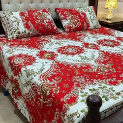King Size Crystal Cotton bedsheet