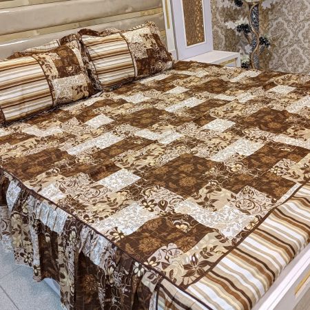 2 Sided Frill Cotton Bedsheets