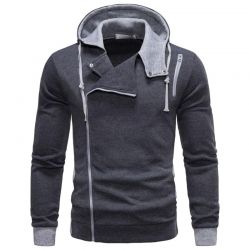 Mens Cross Zipper Hoddies