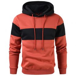 Mens Panel Fitting Pullover Hoddies
