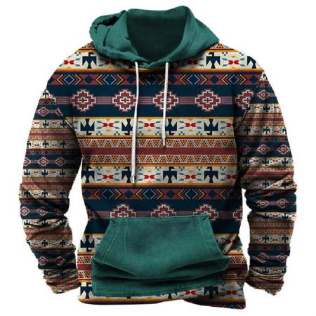 Mens Sweater Style Pullover Hoddies