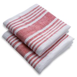 Red Striped Kitchen Towels