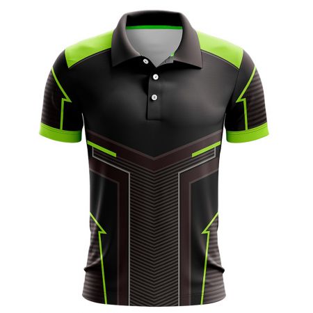 Mens Printed Formal Polo Shirt