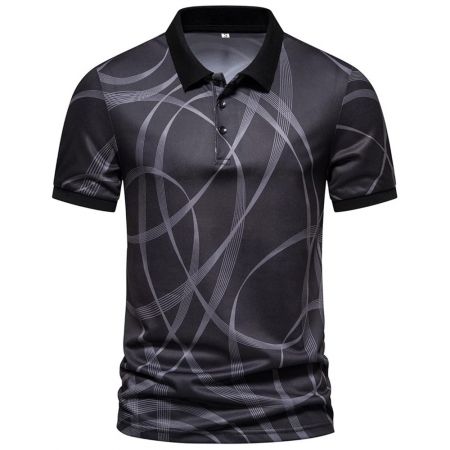 Mens Sublimation Printed Polo Shirt