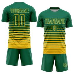 Mens Striped Printed Soccer Uinform