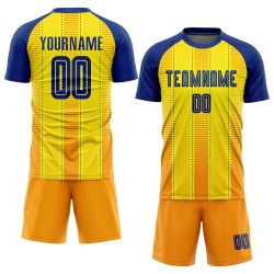 Mens Vertical Stripes Soccer Uinform