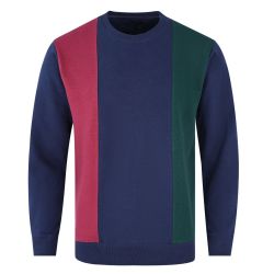 Mens Vertical Stripes Sweat Shirt