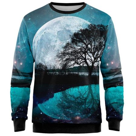 Mens Sublimation Print Sweat Shirt