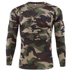 Men Long Sleeves O-Neck T-Shirt