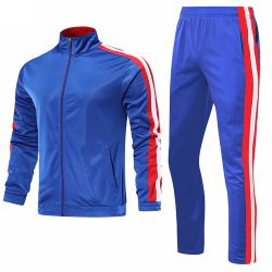 Men Front Zipper Satin Tracksuit