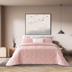 Light Pink Texture Bed Sheet