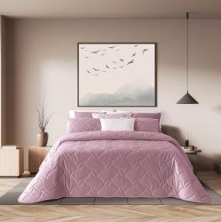 Dark Pink Texture Bed Sheet