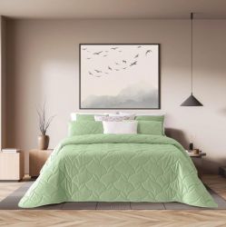 Green Texture Bed Sheet